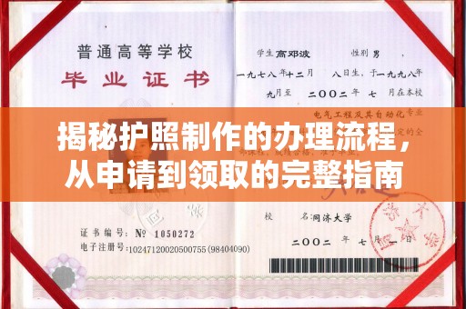 马村揭秘护照制作的办理流程，从申请到领取的完整指南