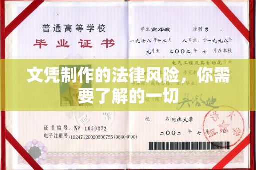 马村文凭制作的法律风险，你需要了解的一切