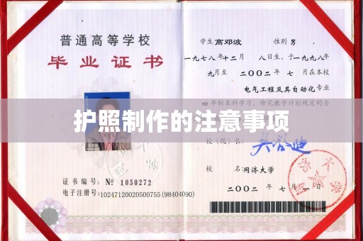 马村护照制作的注意事项